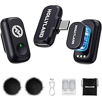 Amazon | HOLLYLAND LARK A1 Mini Duo ピン-ワイヤレスマイク iPhone